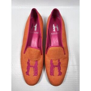 Hadleigh's Orange and Pink Slippers Size 38 Logo